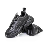 Herren 3S7 Sports Schuhe schwarz | Mei