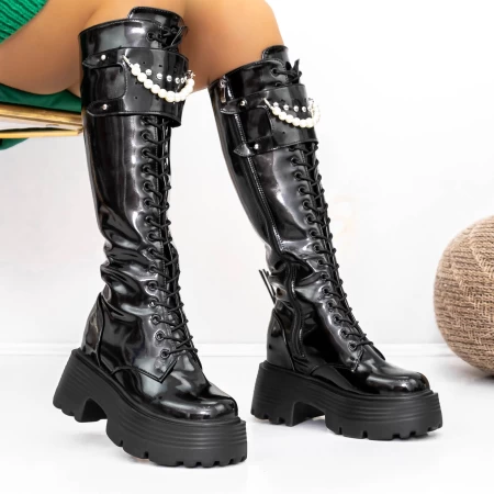 Stiefel auf der 3WL22 -Plattform schwarz | Mei
