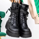 Frauenstiefel mit 3WL62 schwarzem Fell Mei