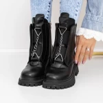 Frauenstiefel mit 3WL11 Fell Black | Mei