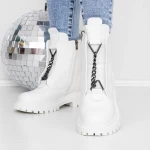 Frauenstiefel mit 3WL11 Fell Weiß Mei