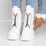 Frauenstiefel mit 3WL11 Fell Weiß Mei