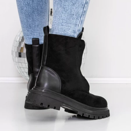 Frauenstiefel mit 3WL11 Fell Black | Mei