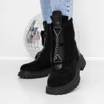 Frauenstiefel mit 3WL11 Fell Black | Mei
