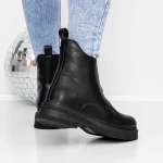 Frauenstiefel mit 3WL12 -Fellschwarz Mei