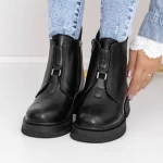 Frauenstiefel mit 3WL12 -Fellschwarz Mei