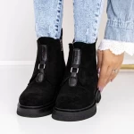 Frauenstiefel mit 3WL12 -Fellschwarz Mei