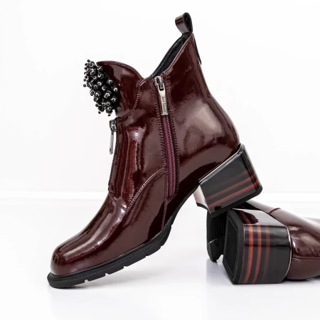 Frauenstiefel im Frühjahr K031-868B Cherry | Jose Simon