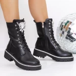 Frauenstiefel im Frühling-Jesień 3 Zw12 Black | Mei