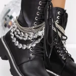 Frauenstiefel im Frühling-Jesień 3 Zw11 Black | Mei