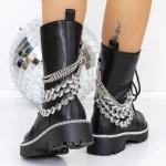 Frauenstiefel im Frühling-Jesień 3 Zw11 Black | Mei
