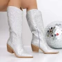 Sandalen mit nackten Fingern 3W10 Silber Mei
