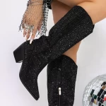 Sandalen mit nackten Fingern 3 Zw10 schwarz | Mei