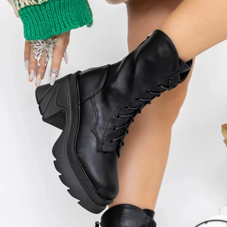 Frauenstiefel im Frühling-Jessień 3yl5 Black | Mei