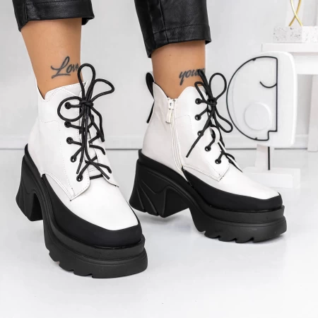 Frauenstiefel im Frühjahrs-Jessie (3yl2 Weiß Mei