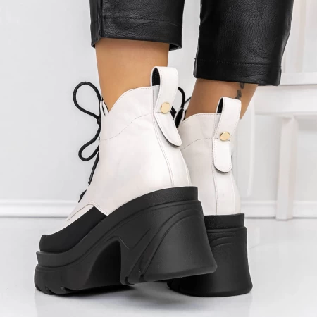 Frauenstiefel im Frühjahrs-Jessie (3yl2 Weiß Mei