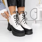 Frauenstiefel im Frühjahrs-Jessie (3yl2 Weiß Mei