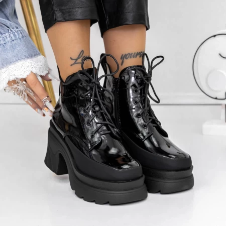 Frauenstiefel im Frühling-Jessień 3yl2 Black | Mei