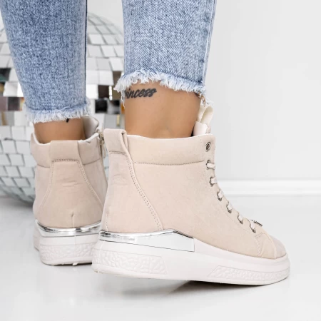 Frauenstiefel mit 3ykq7 Fur Beige | Mei