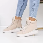 Frauenstiefel mit 3ykq7 Fur Beige | Mei