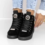 Frauenstiefel mit 3ykq7 Fell Black | Mei