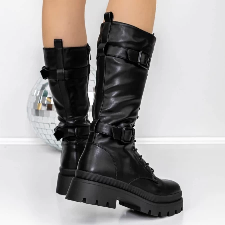 Low Heels von Frauen 3H6 Schwarz Mei