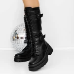 Low Heels von Frauen 3H6 Schwarz Mei