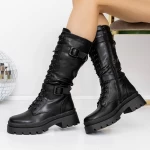 Low Heels von Frauen 3H6 Schwarz Mei
