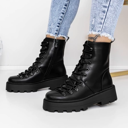 Frauenstiefel mit 3H5 Fell schwarz | Mei