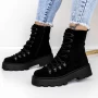Frauenstiefel mit 3H5 Fell schwarz | Mei