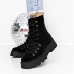 Frauenstiefel mit 3H5 Fell schwarz | Mei