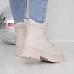 Frauenstiefel mit Pelz 3mx23 Beige | Mei