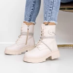 Frauenstiefel mit 3mx19 Fur Beige | Mei