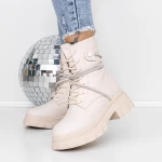 Frauenstiefel mit 3mx19 Fur Beige | Mei