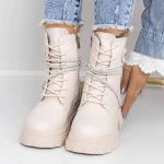 Frauenstiefel mit 3mx19 Fur Beige | Mei