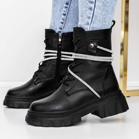Frauenstiefel mit Pelz 3mx19 Black | Mei