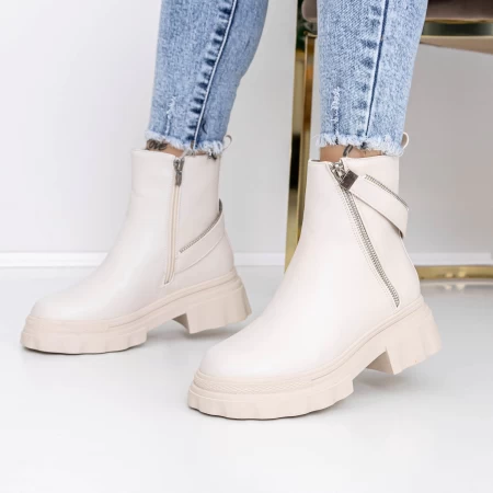Frauenstiefel mit Pelz 3mx16 Beige | Mei
