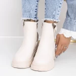 Frauenstiefel mit Pelz 3mx16 Beige | Mei