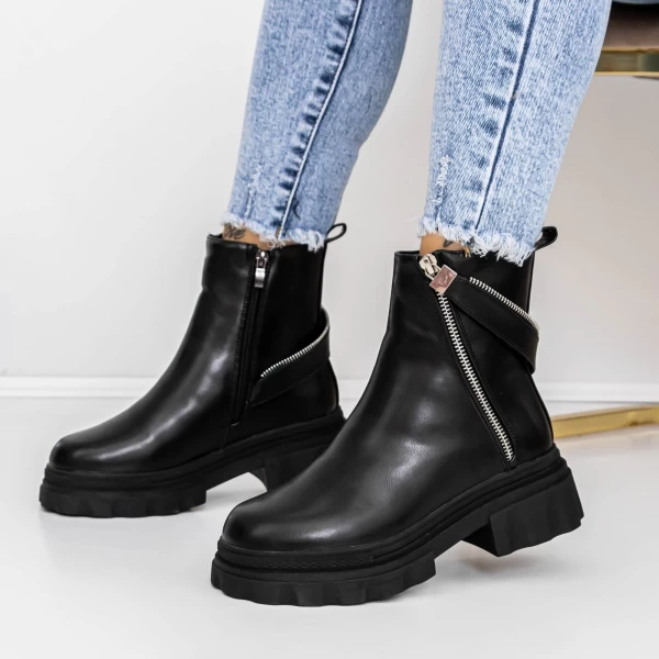 Frauenstiefel mit Pelz 3mx16 schwarz | Mei