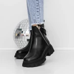 Frauenstiefel mit Pelz 3mx16 schwarz | Mei