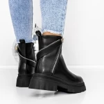 Frauenstiefel mit Pelz 3mx16 schwarz | Mei