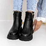Frauenstiefel mit Pelz 3mx16 schwarz | Mei