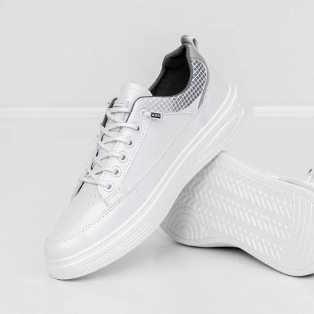 Herren Sportschuhe 2302 Weißgrau Mei