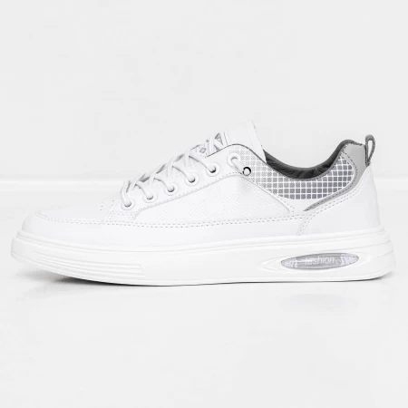 Herren Sportschuhe 2302 Weißgrau Mei