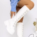 Stiefel auf der 3WL19 -Plattform weiß Mei
