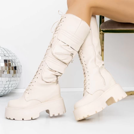 Stiefel auf dem 3WL21 Beige Mei