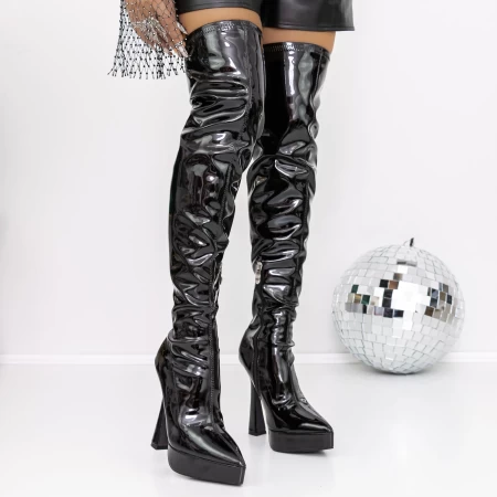 High Heels und 3xkk51 Plattform Black | Mei