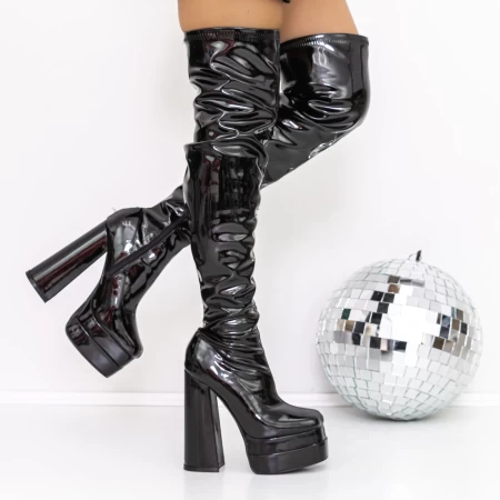 High Heels und 3xkk39 Plattform Black | Mei