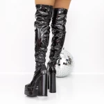 High Heels und 3xkk39 Plattform Black | Mei