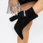 Kurze Stiefel mit einer dicken Absatz 3xkk29 Black | Mei